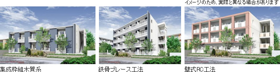 商品6タイプ、豊富なカラーバリエーション