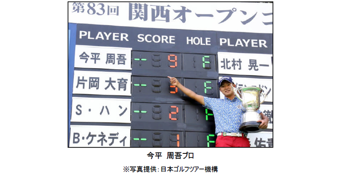 レオパレスリゾートグアム所属の今平周吾プロが悲願のツアー初優勝!