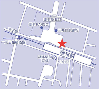 レオパレスパートナーズ調布駅前店 地図