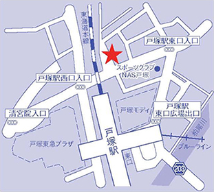 レオパレスパートナーズ戸塚駅前店 地図