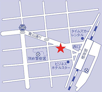 レオパレスパートナーズ別府駅前店 地図