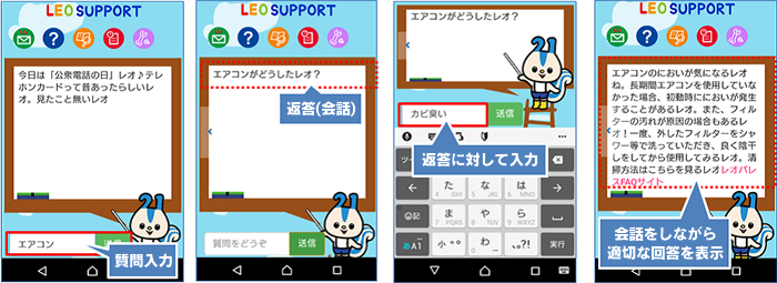 掲示板タイプ 対話イメージ